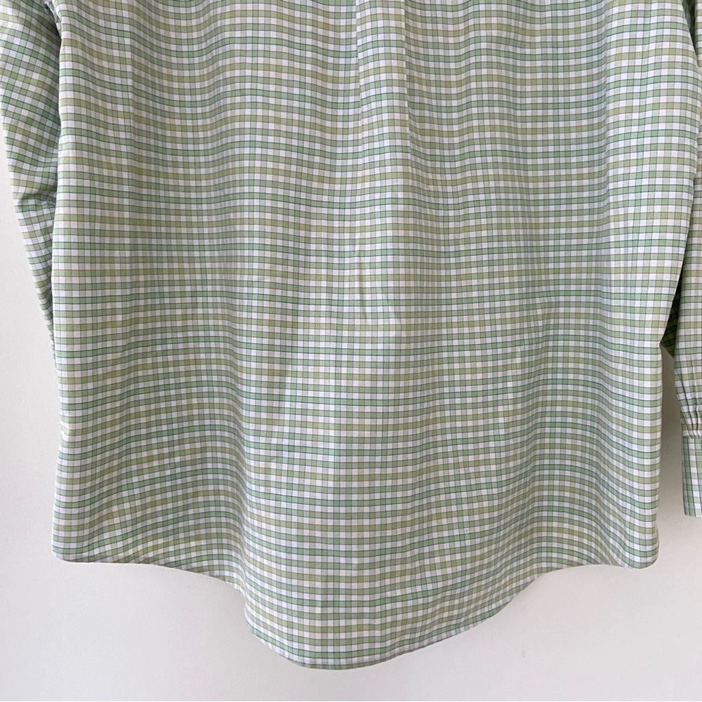 Brooks Brothers Dress Shirt Men's XL Plaid Long Sleeve Button Down Preppy Formal - Picture 12 of 14